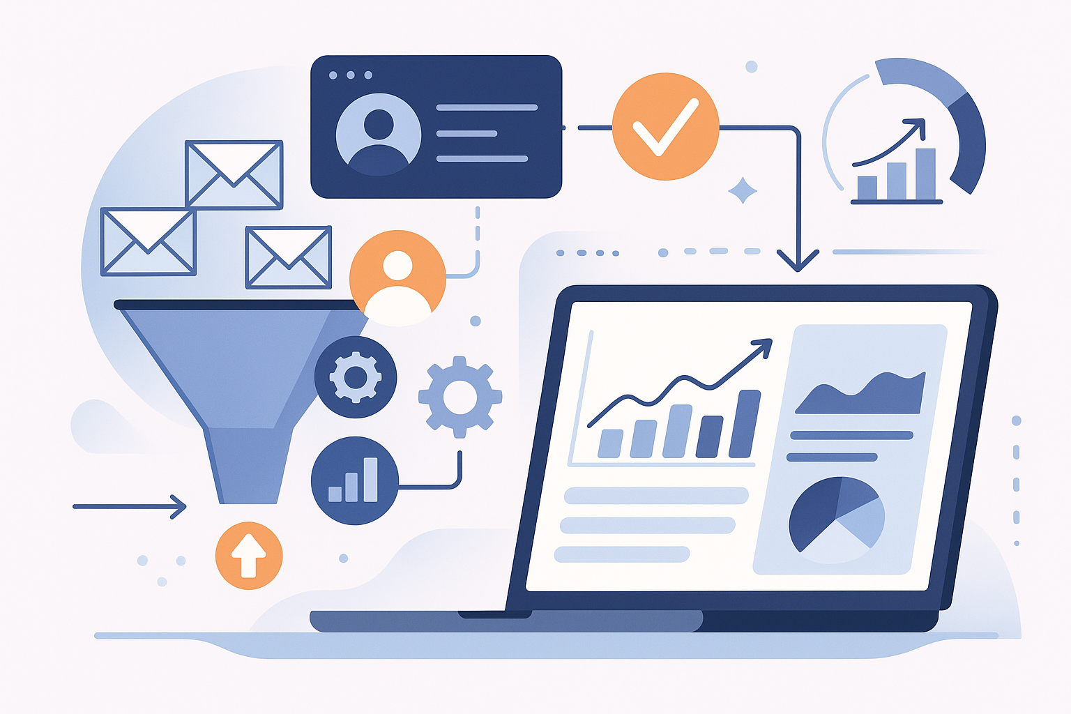 Bantify - Wizualizacja przepływu automatyzacji sprzedaży